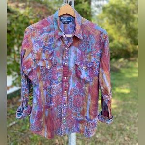 Polo by Ralph Lauren Western Shirt (men’s L)